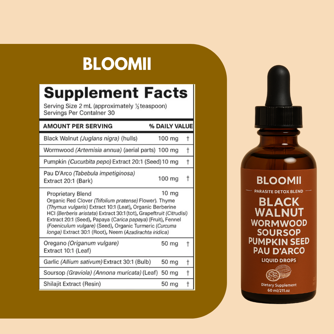 Black Walnut Wormwood Parasite Cleanse